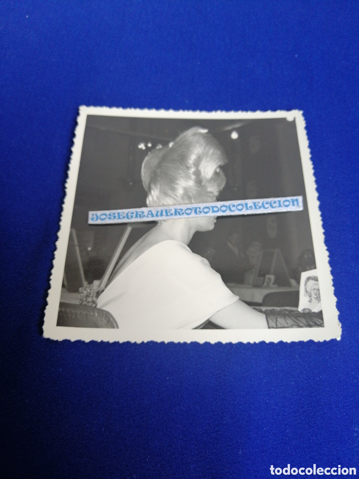 Antique Photography: MODELO PEINADO ART&Iacute;STICO CONCURSO PEINADOS CARTEL SECURITOTO SIGLO PASADO SELLO PHOTO DESMAREZ