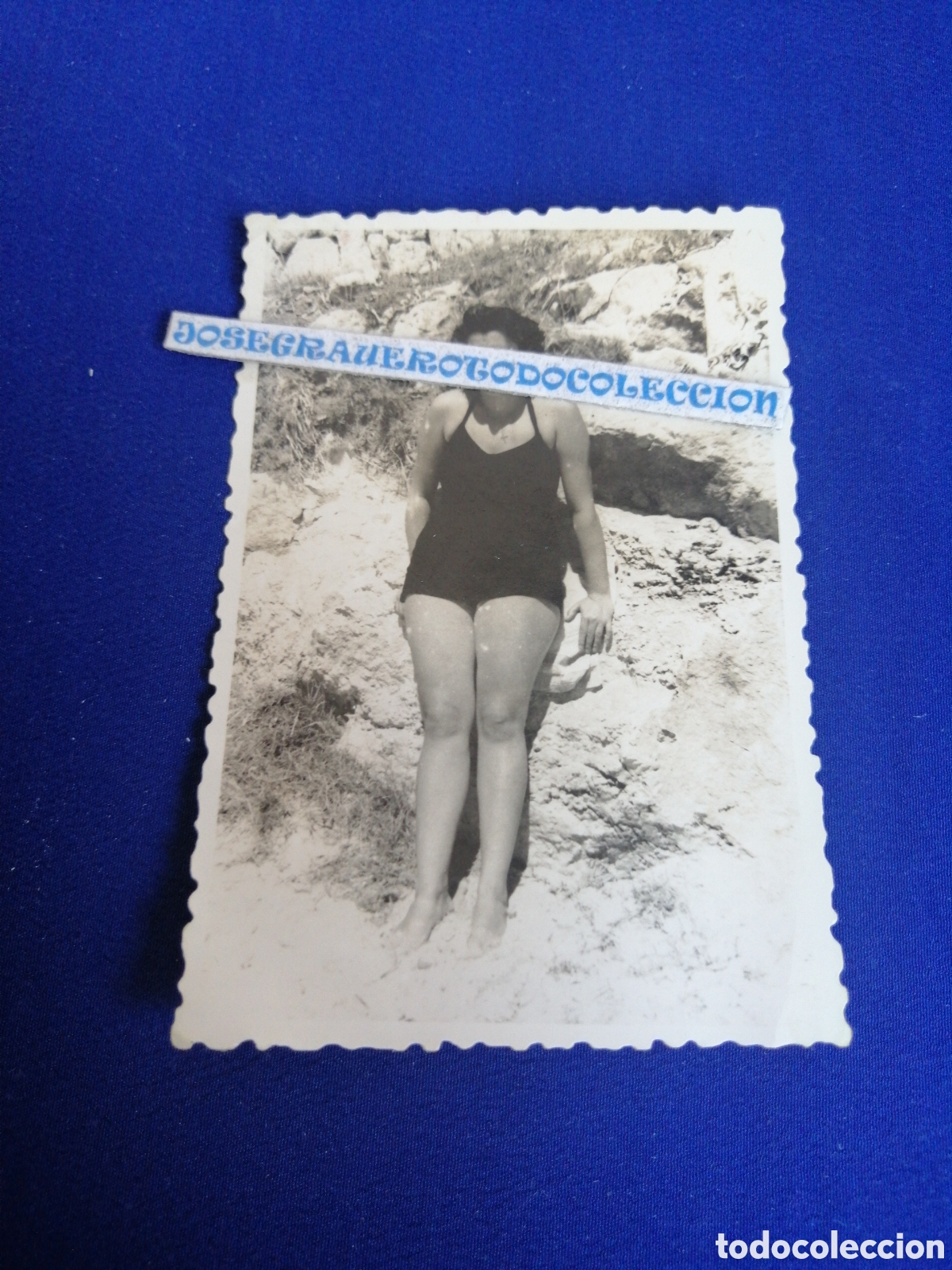 Antique Photography: PLAYA MODELO EN BA&Ntilde;ADOR FOTOGRAF&Iacute;A ANTIGUA SIGLO PASADO