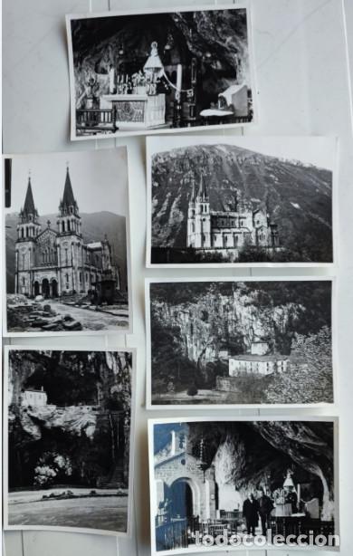 Antique Photography: LOTE DE 6 FOTOGRAFIAS ANTIGUAS DEL SANTUARIO DE COVADONGA