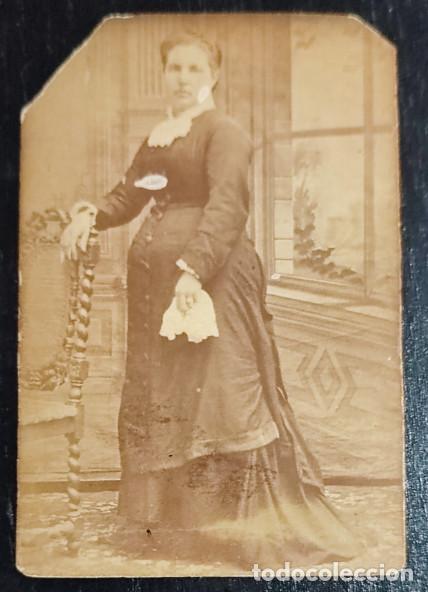 Antique Photography: ANTIGUA FOTOGRAFIA DEL SIGLO XIX, MUJER EMBARAZADA