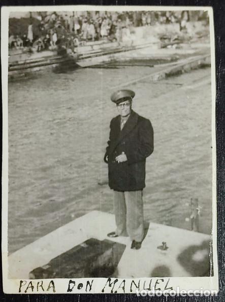 Antique Photography: ANTIGUA FOTOGRAFIA DE DON MANUEL O RAFAEL PE&Ntilde;A, CADIZ 1951