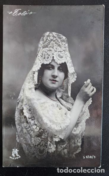 Antique Photography: POSTAL ANTIGUA, FOTOGRAFIA DE CHICA, ESCRITA EN 1922