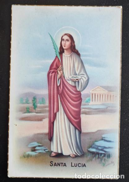 Antique Photography: POSTAL ANTIGUA DE SANTA LUCIA, ESCRITA EN 1952