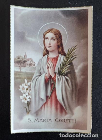 Antique Photography: POSTAL ANTIGUA SIN CIRCULAR DE SANTA MARIA GORETTI