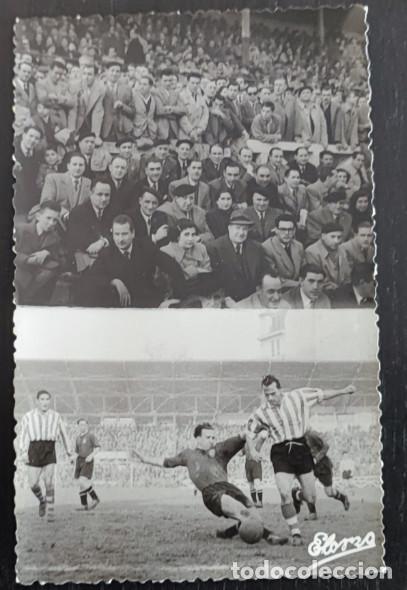 Antique Photography: FOTOGRAFIA EN PARTIDO DE FUTBOL, DOS EN UNA, ELORZA BILAO