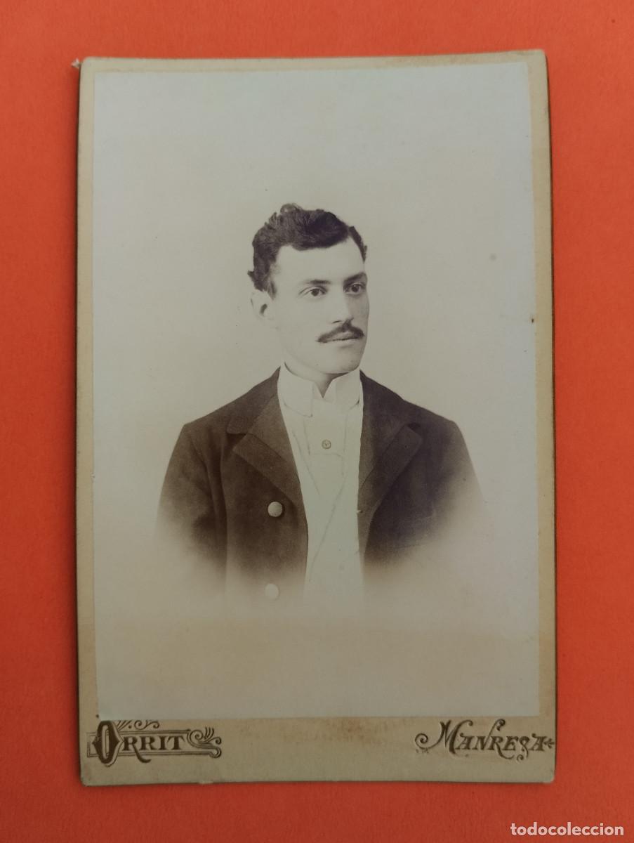 Fotograf&iacute;a antigua: FOTOGRAFIA CABALLERO. Fotografo de Manresa. ENRIQUE ORRIT. Aprox: 16,5x10,5 cm .