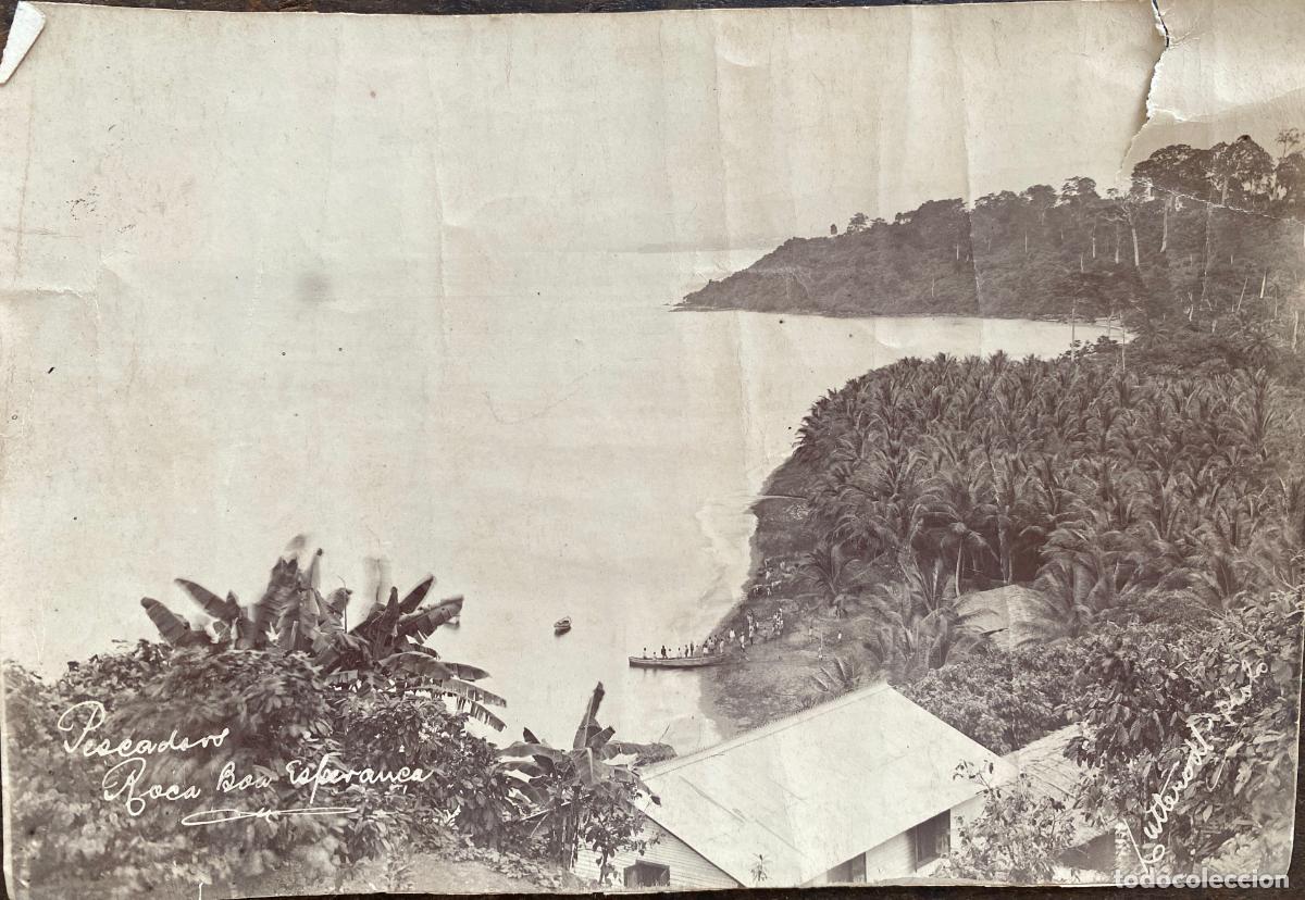Antique Photography: Pescadero. Roca Bon Esperan&ccedil;a. Costas y pesquer&iacute;as de la Finca Bona Esperanza. 1900 h.