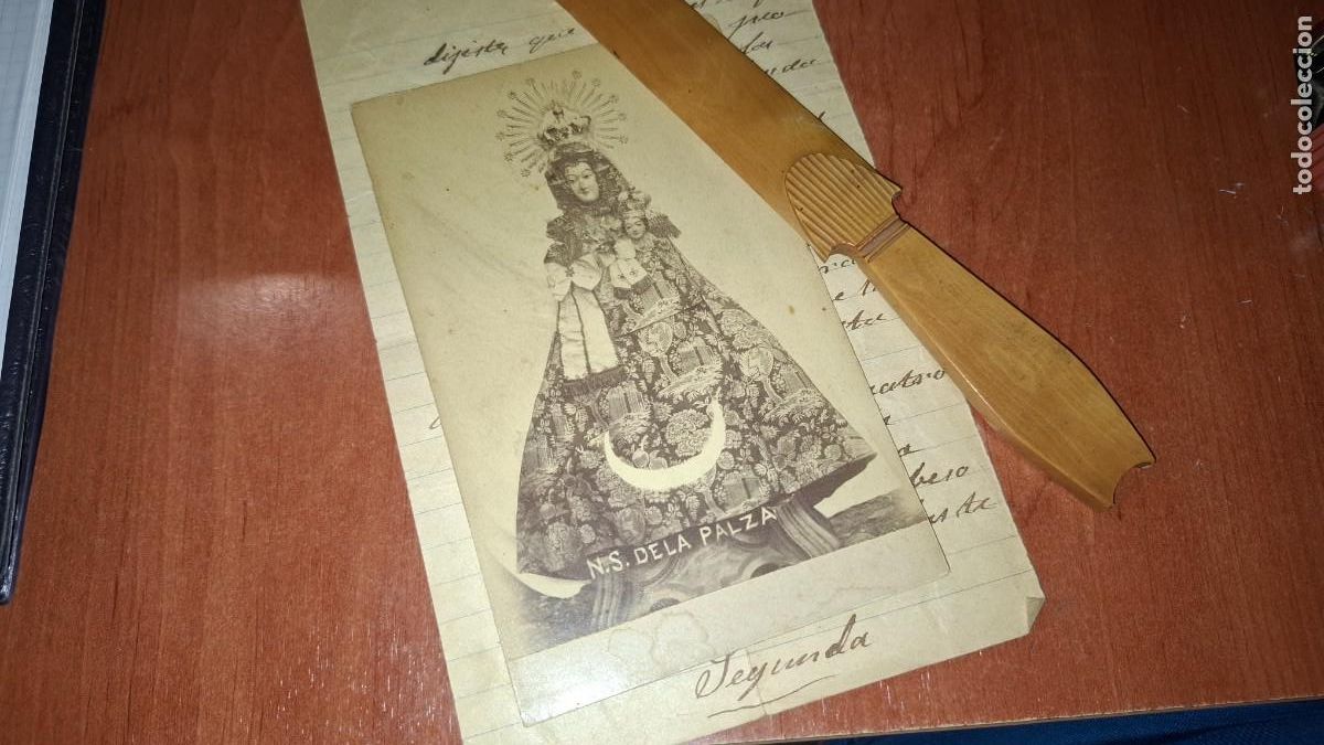 Photographie ancienne: Nuestra se&ntilde;ora virgen de la plaza, ermita alava 1899, elciego, albumina