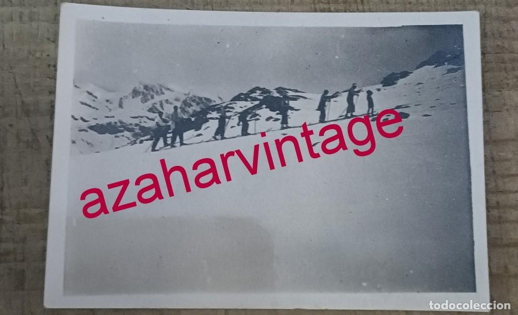 Antique Photography: A&Ntilde;OS 30, ESQUIADORES EN SIERRA NEVADA, 86X60MM