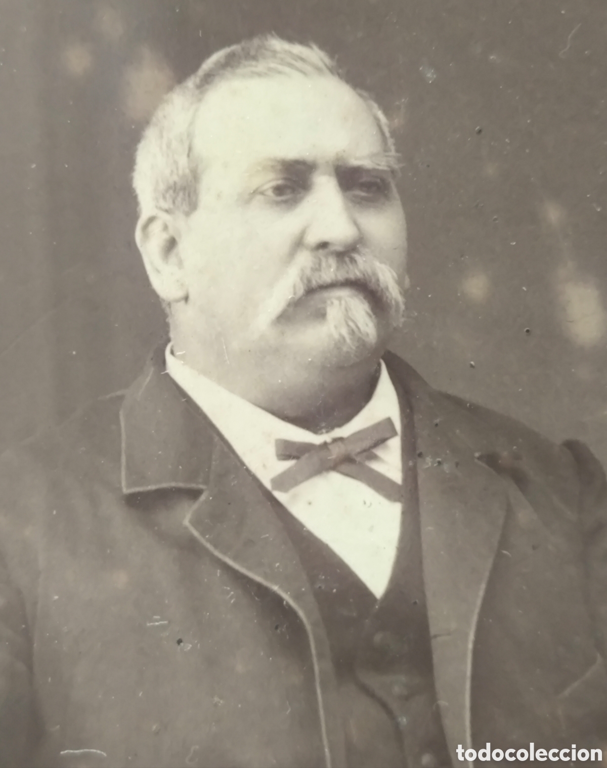 Fotografia antiga: ANTIGUA FOTOGRAF&Iacute;A RETRATO DE ESTUDIO CABALLERO FOTOGR&Aacute;FO LEANDRO SANTANDER C. 1900