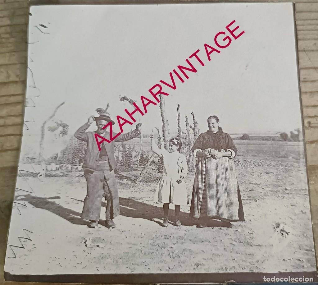 Antique Photography: SIGLO XIX, ALBUMINA, ESCENA RURAL, 88X90MM