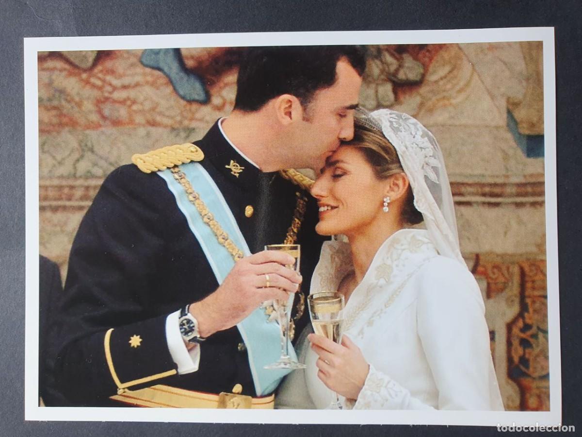 Antique Photography: N&ordm;25 EL BRINDIS REAL - Foto 16,5x12 Boda Real Felipe y Letizia PRONTO 2004