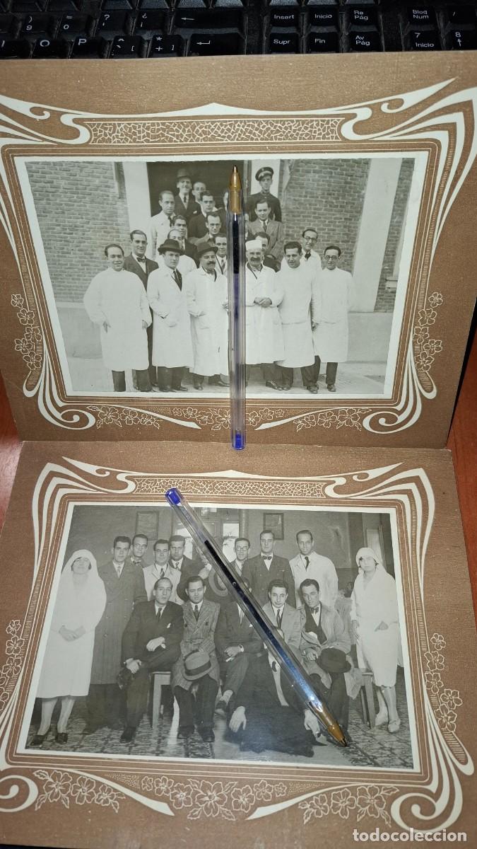 Antique Photography: 2 Fotografias albuminas? Equipo medicos?