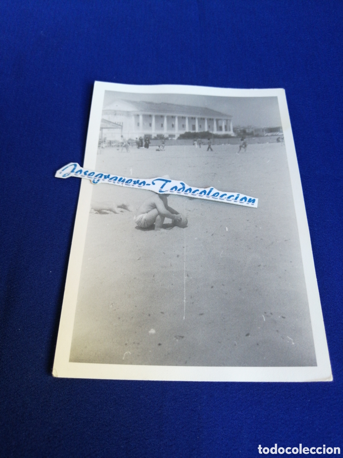 Antique Photography: PLAYA NI&Ntilde;O MODELO JUGANDO PLAYA MALVARROSA BALNEARIO DE LAS ARENAS VALENCIA FOTOGRAF&Iacute;A ANTIGUA