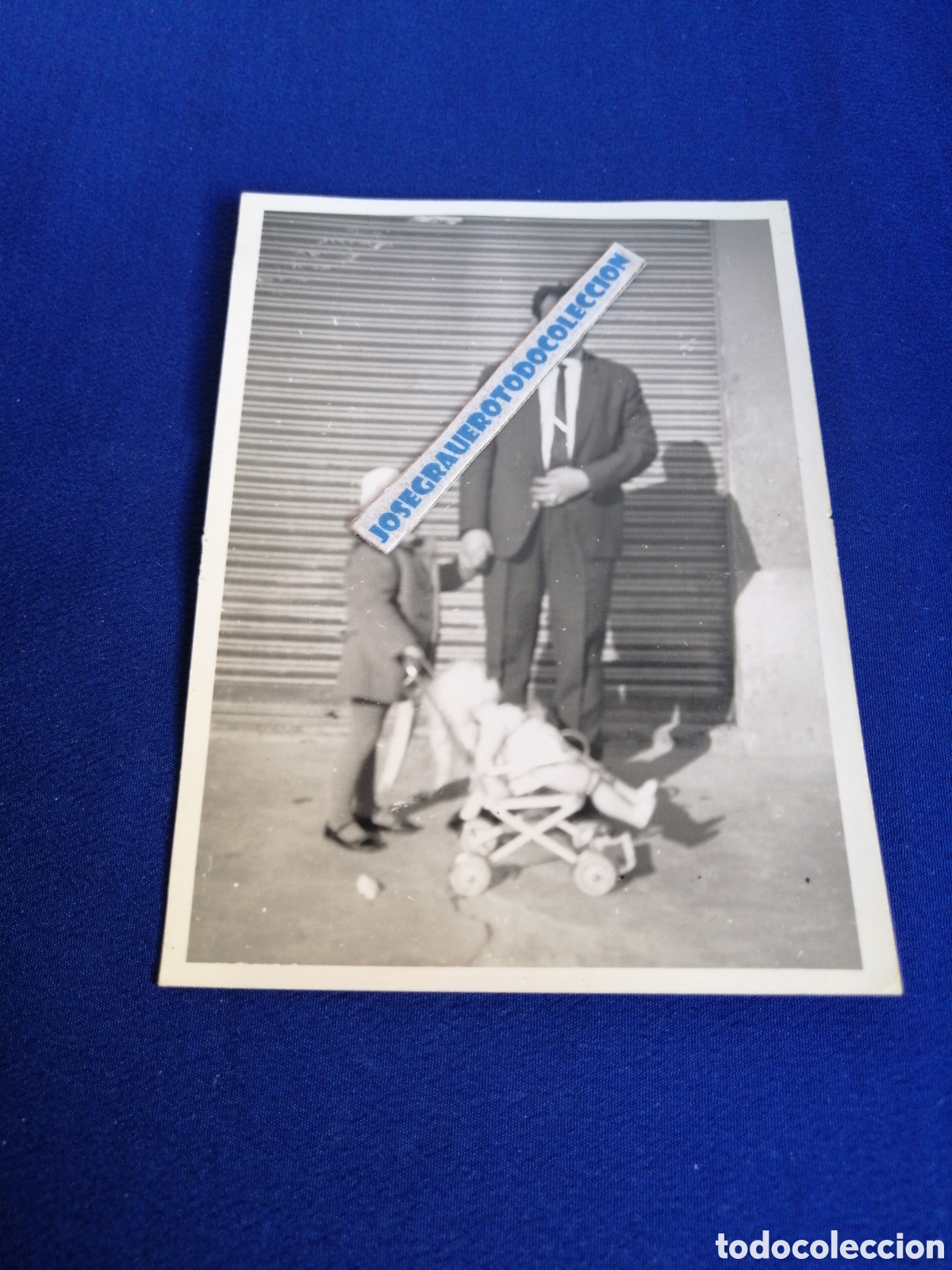 Antique Photography: NI&Ntilde;A MODELO CON MU&Ntilde;ECA DE JUGUETE CARRITO FOTOGRAF&Iacute;A ANTIGUA SIGLO PASADO