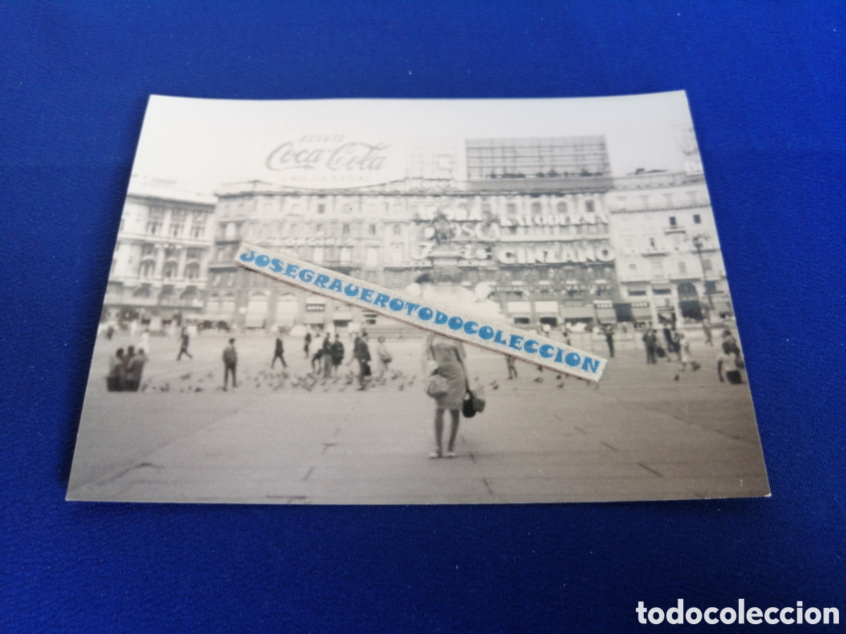 Antique Photography: ITALIA - PALACIO PALAZZO CARMINATI (MILAN) ITALIA PUBLICIDAD COCA-COLA - CINZANO FOTO ANTIGUA