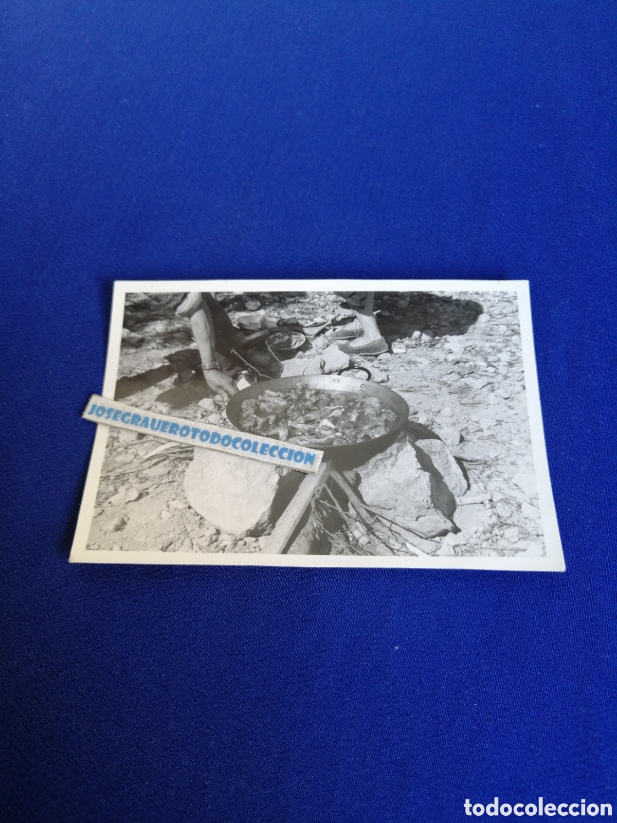 Antique Photography: PAELLA VALENCIANA COCINADOLA FOTOGRAF&Iacute;A ANTIGUA SIGLO PASADO