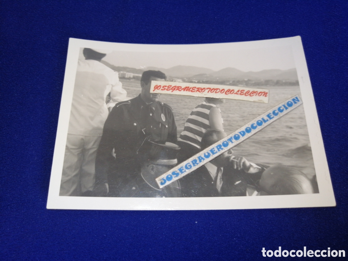 Antique Photography: GUARDIA CIVIL - POLICIA EN BARCO FOTOGRAF&Iacute;A ANTIGUA SIGLO PASADO