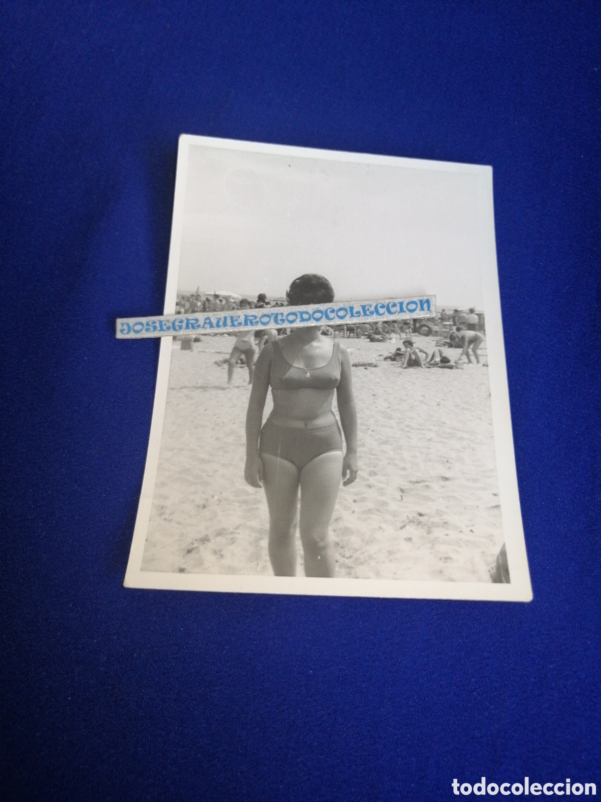 Antique Photography: PLAYA MODELO EN BA&Ntilde;ADOR FOTOGRAF&Iacute;A ANTIGUA SIGLO PASADO