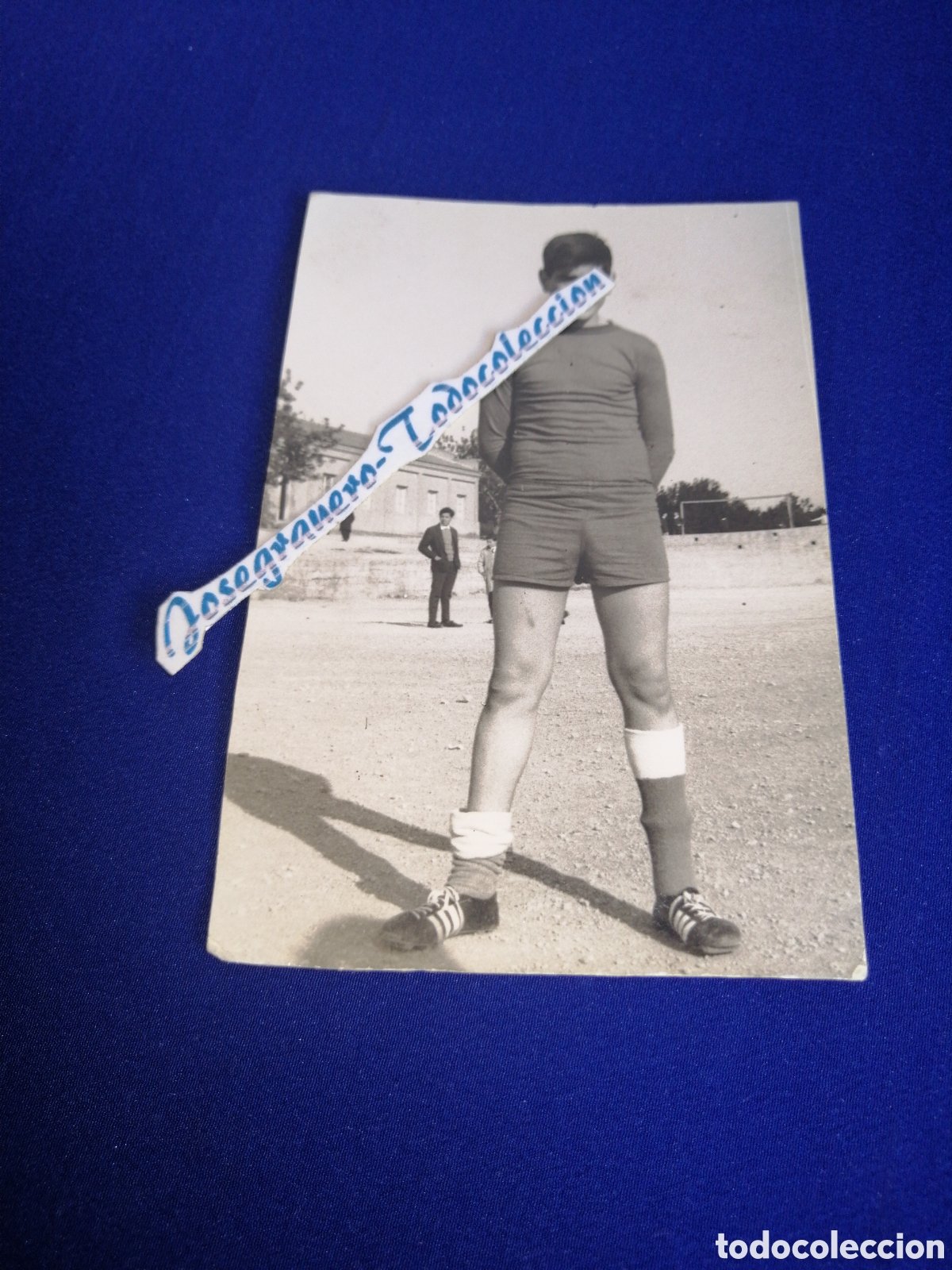 Antique Photography: F&Uacute;TBOLISTA POSANDO EN CAMPO FOTOGRAF&Iacute;A ANTIGUA SIGLO