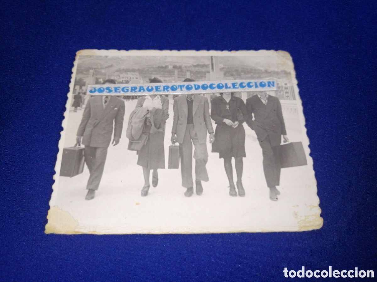 Fotograf&iacute;a antigua: ALCOY (ALICANTE) PUENTE DE SAN JORGE ALCOY 1947 SELLO FOTOGR&Aacute;FICO REPORTAJES GR&Aacute;FICOS FOTOGRAF&Iacute;A