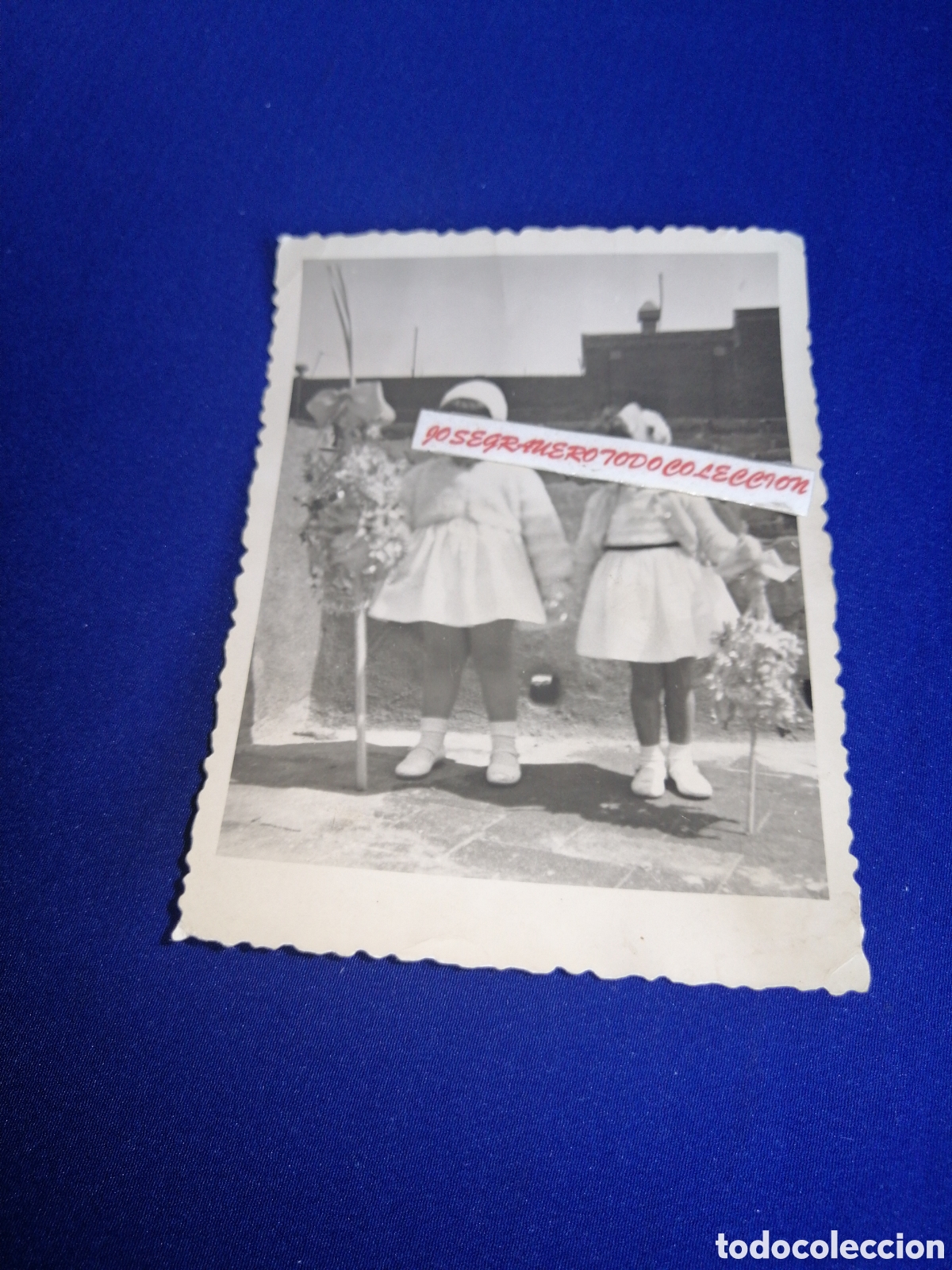Antique Photography: NI&Ntilde;AS MODELOS POSANDO RAMOS DE PASCUA FOTOGRAF&Iacute;A ANTIGUA SIGLO PASADO