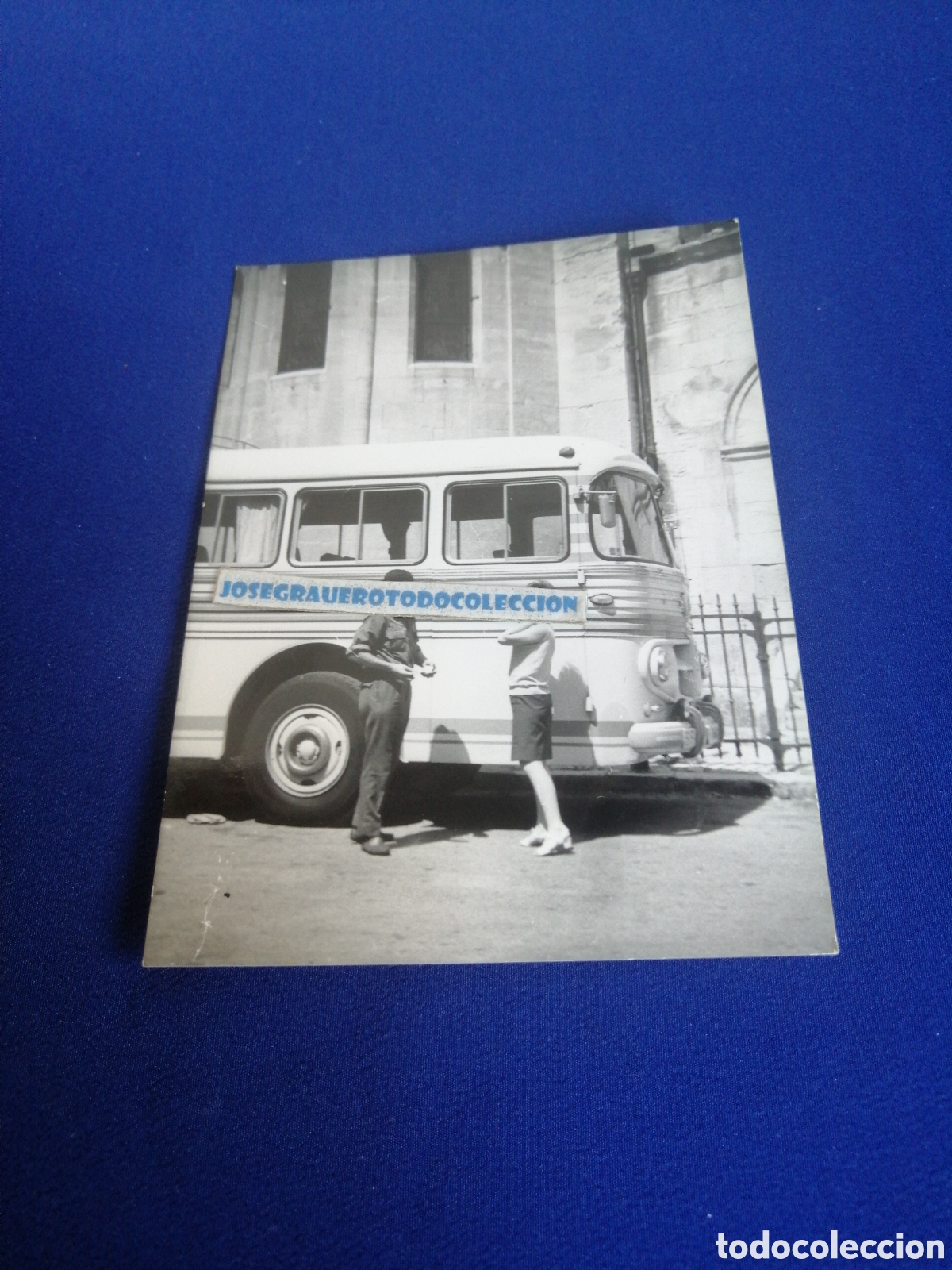 Fotograf&iacute;a antigua: AUTOB&Uacute;S CON MODELOS POSANDO FOTOGRAF&Iacute;A ANTIGUA SIGLO PASADO