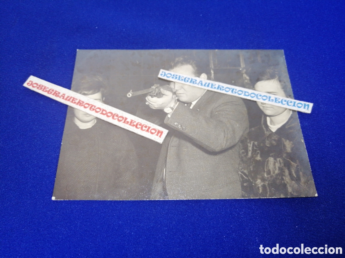 Antique Photography: FERIA PARQUE DE ATRACCIONES DISPAR&Oacute; RIFLE FOTOGRAF&Iacute;A ANTIGUA SELLO FOTOS CLAVEL TIRO FOTOGR&Aacute;FICO