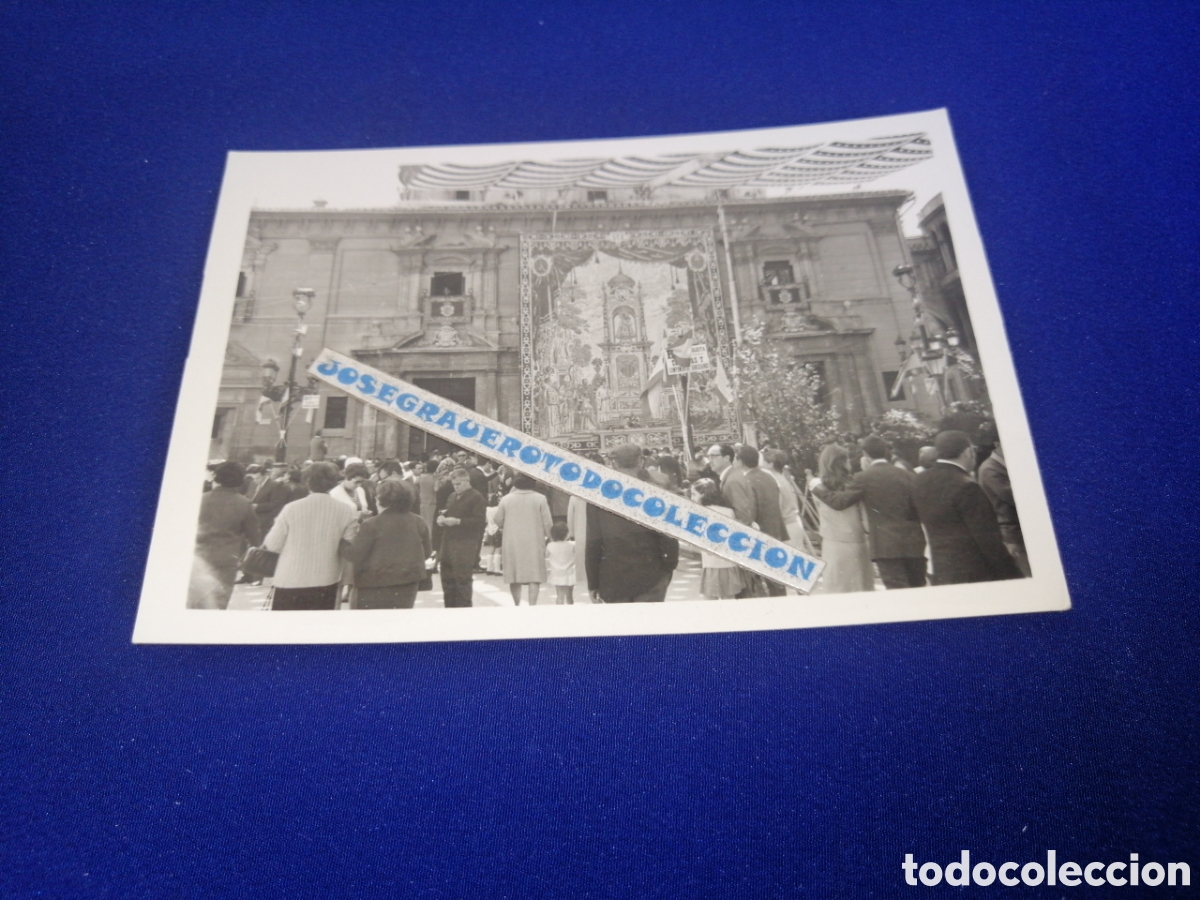 Antique Photography: VALENCIA - TAPIZ VIRGEN DESAMPARADOS FOTOGRAF&Iacute;A ANTIGUA SIGLO PASADO