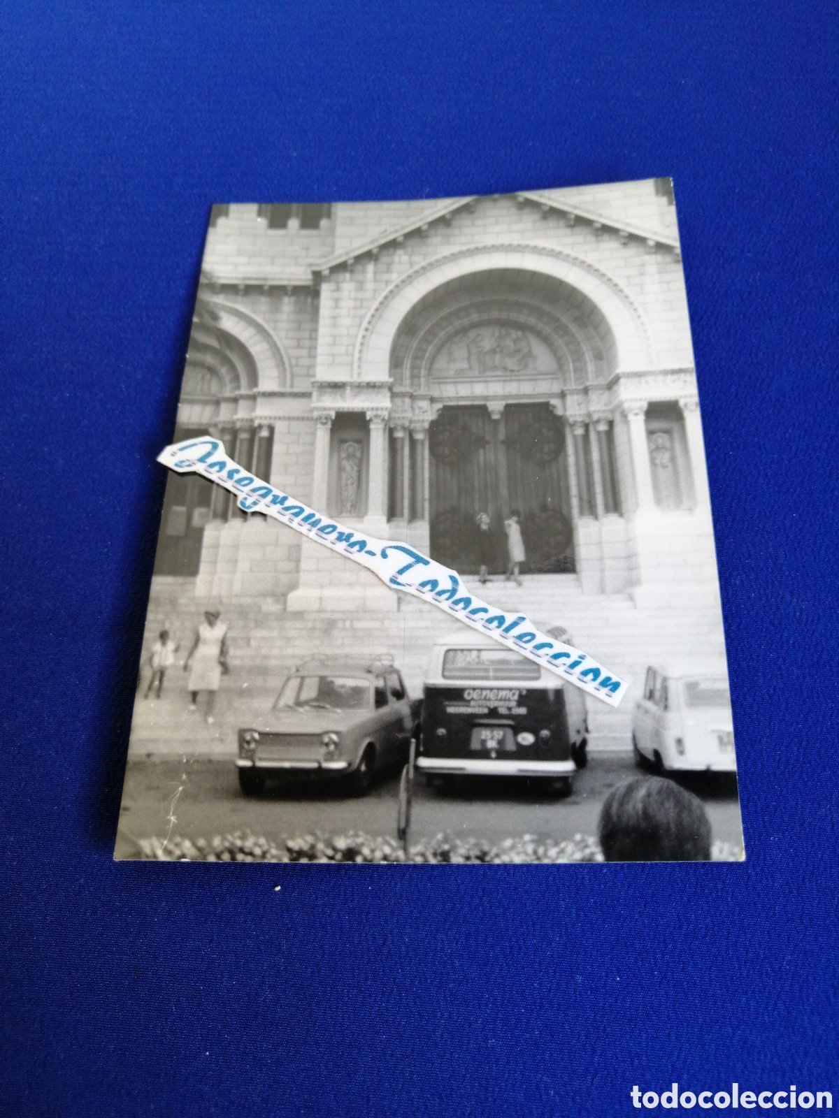 Antique Photography: SIMCA 1000 COCHE - FURGONETA ANTIGUA - CATEDRAL DE MONACO FOTOGRAF&Iacute;A ANTIGUA SIGLO PASADO