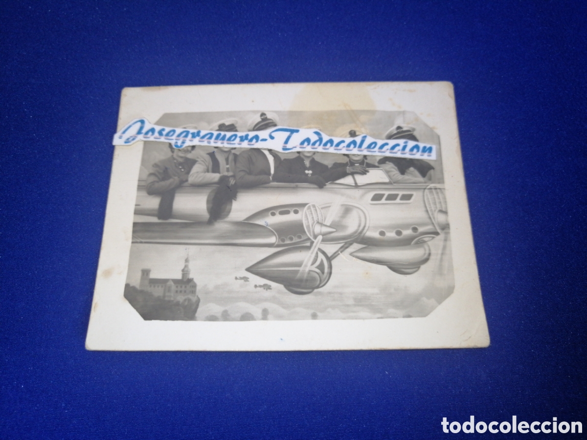 Antique Photography: MODELOS POSANDO MINUTEROS AVION FOTOGRAF&Iacute;A ANTIGUA SIGLO PASADO