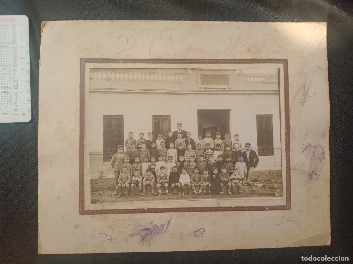 Antique Photography: Colegio, escuela. Foto antigua tama&ntilde;o grande