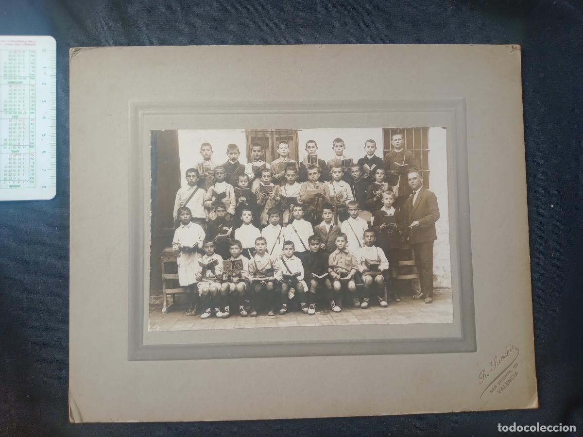 Antique Photography: ANTIGUA FOTOGRAFIA ESCUELA NACIONAL GRADUADA DE ALGINET, TAMA&Ntilde;O GRANDE, RAMON SANCHIZ FOTOGRAFO