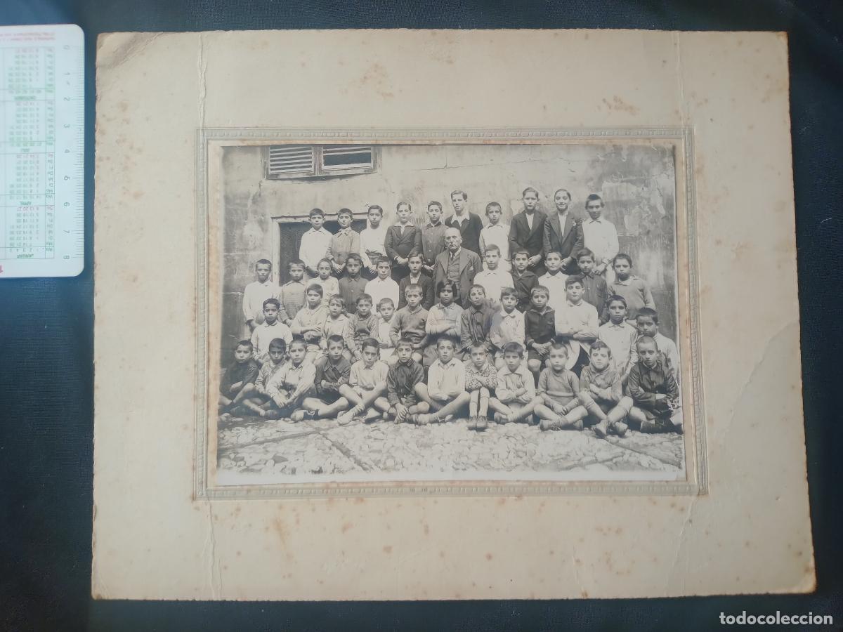 Antique Photography: FOTO EN SOPORTE DE CARTON, ESCUELA/COLEGIO GRUPO ESCOLAR