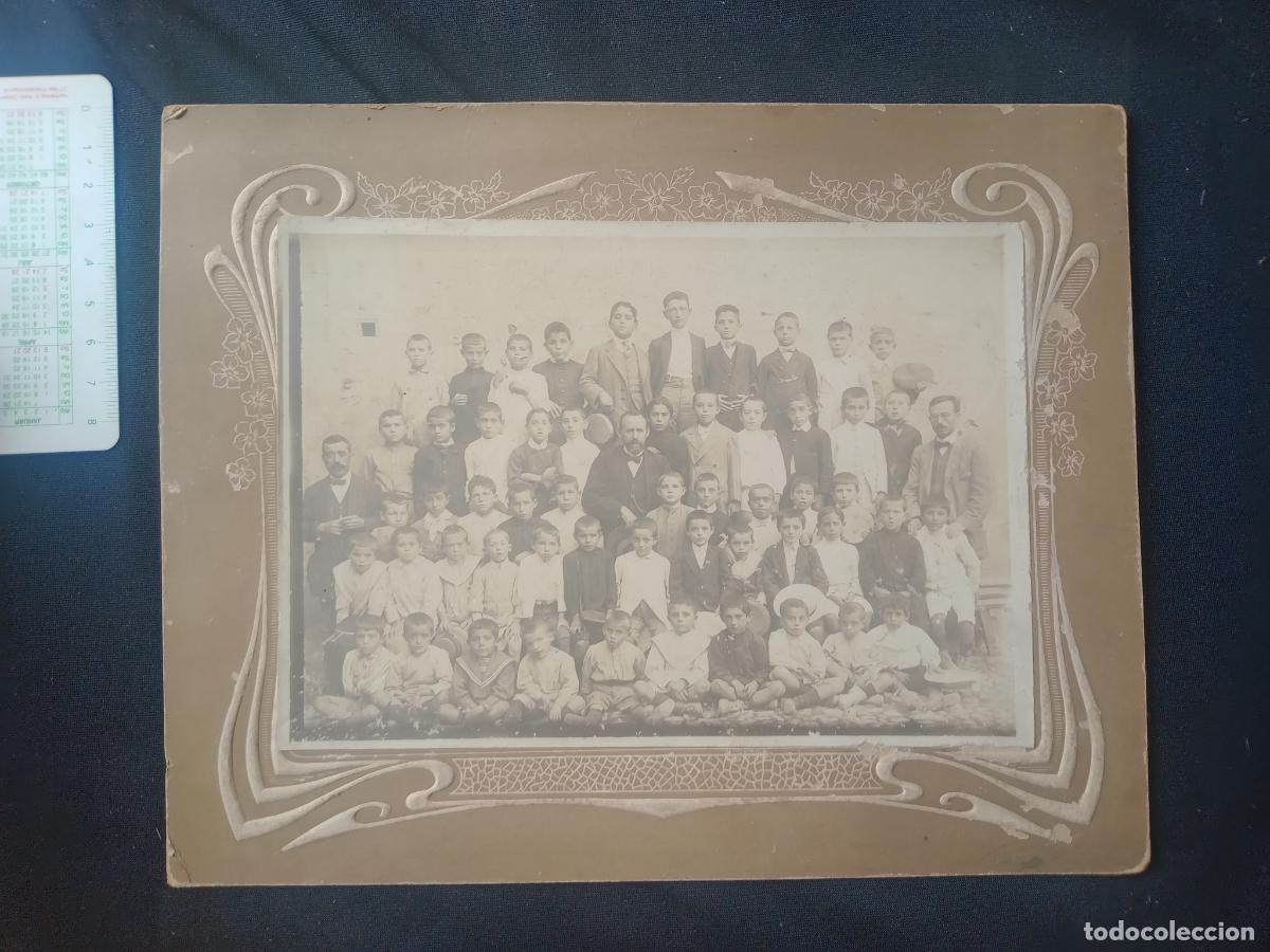 Antique Photography: GRUPO ESCOLAR, ESCUELA/COLEGIO, GRAN FORMATO