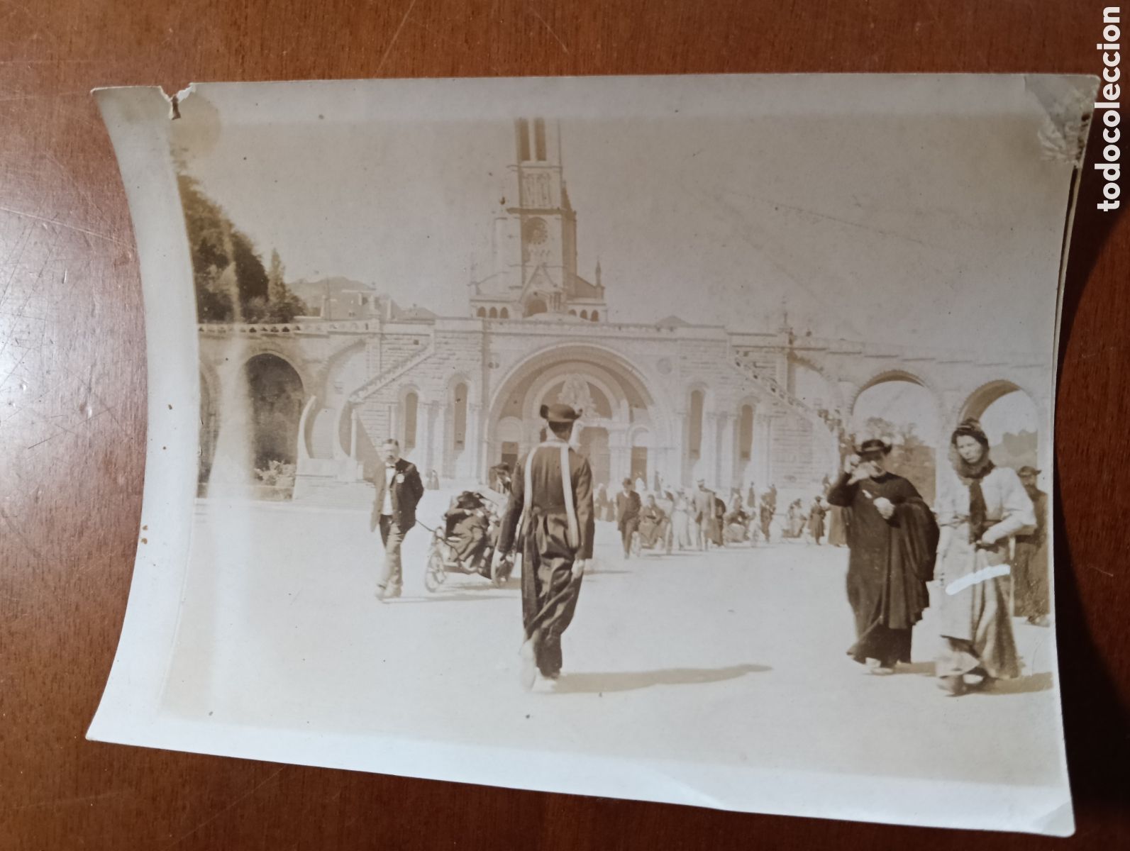 Antique Photography: Fotograf&iacute;a de 1900 de la Bas&iacute;lica de Lourdes