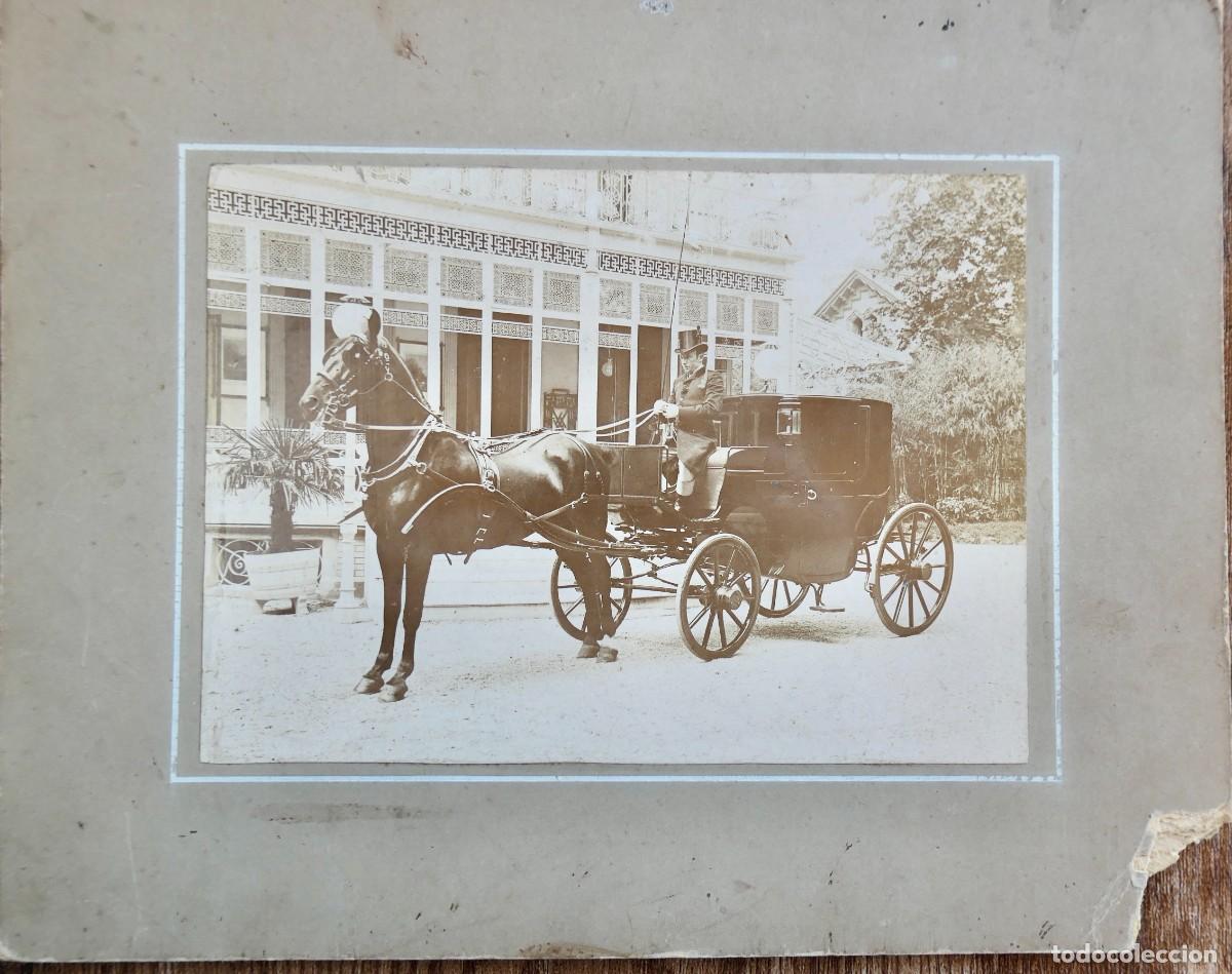 Antique Photography: INTERESANTE FOTOGRAFIA CARRUAJE PRINCIPIO S XX FOTO 16,5 X 12 CM