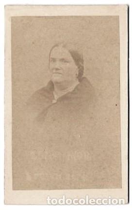 Antique Photography: FOTOGRAFIA RETRATO DE SE&Ntilde;ORA, SOBRE1880. SIN DATOS DE ESTUDIO FOTOGRAFICO - ALBUMINA-4112