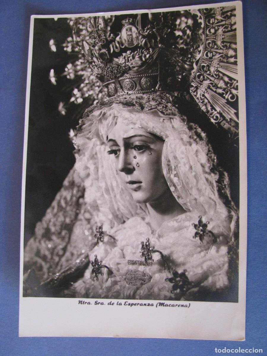 Antique Photography: FOTO DE NTRA. SRA. DE LA ESPERANZA, MACARENA. ESTUDIOS HARETON. 1812 CM.