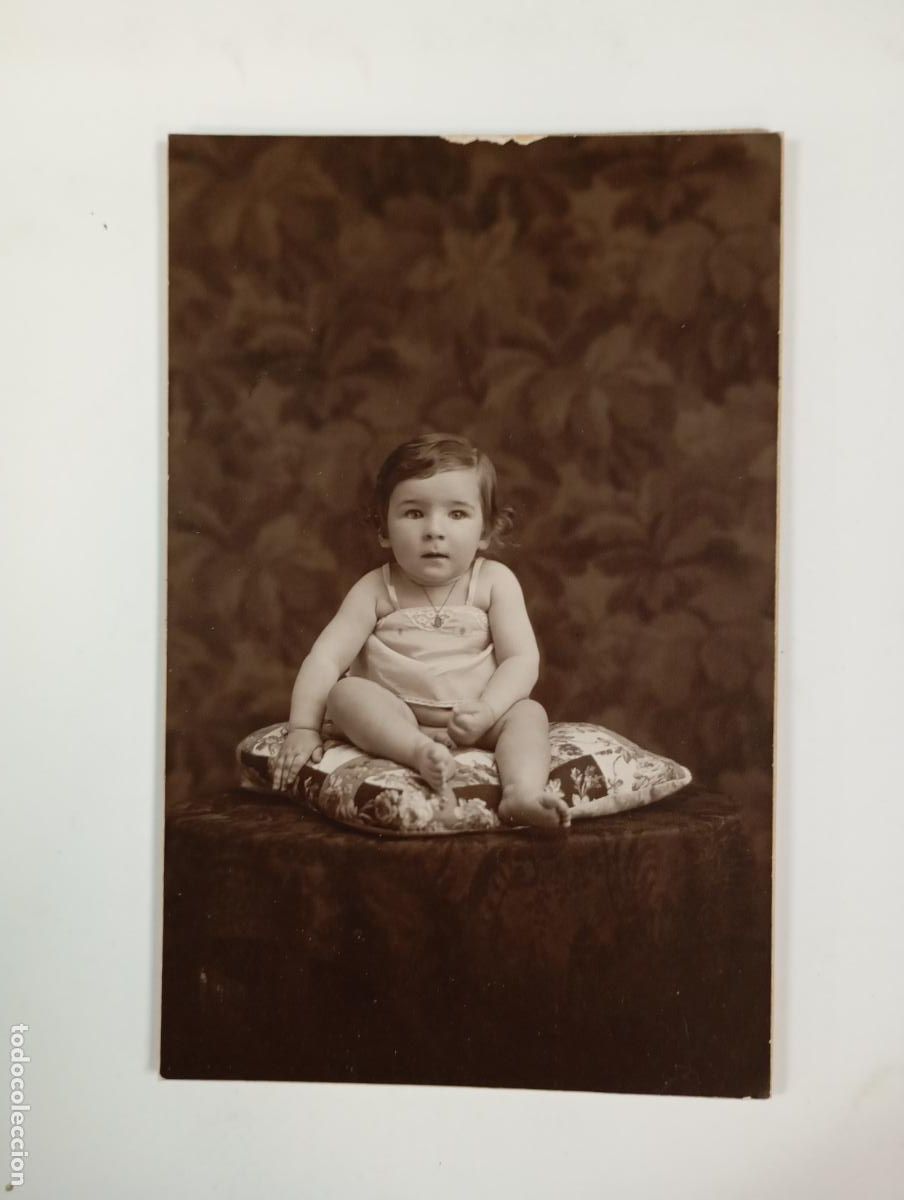 Antique Photography: ANTIGUA FOTOGRAF&Iacute;A NI&Ntilde;A SENTADA. TDKP27C