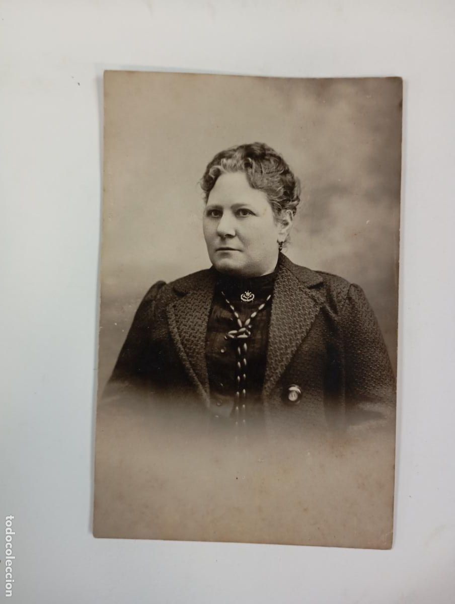 Antique Photography: ANTIGUA FOTOGRAF&Iacute;A MUJER DE NEGRO. TDKP27C