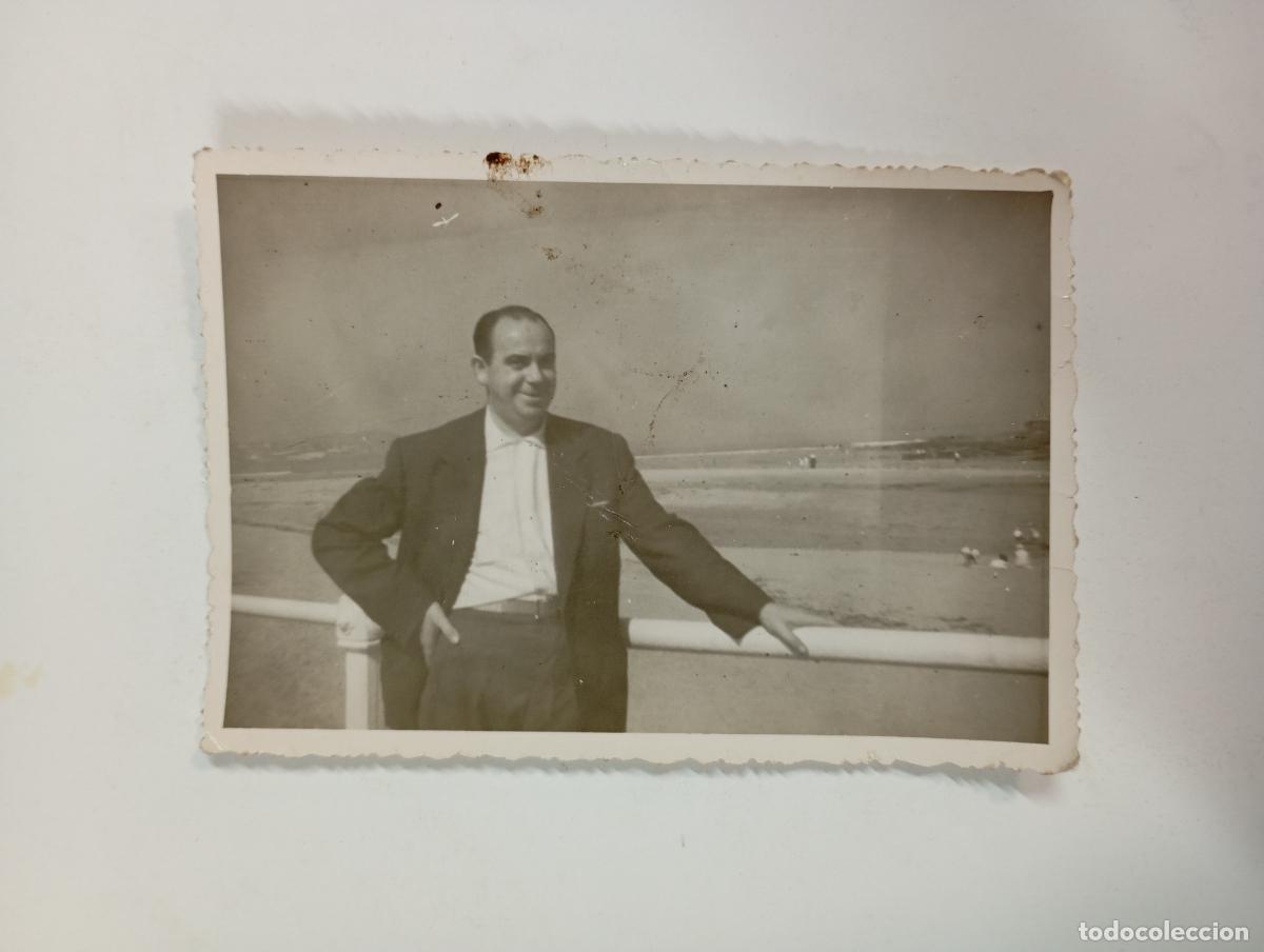 Antique Photography: ANTIGUA FOTOGRAF&Iacute;A HOMBRE EN PASEO MAR&Iacute;TIMO. TDKP27D