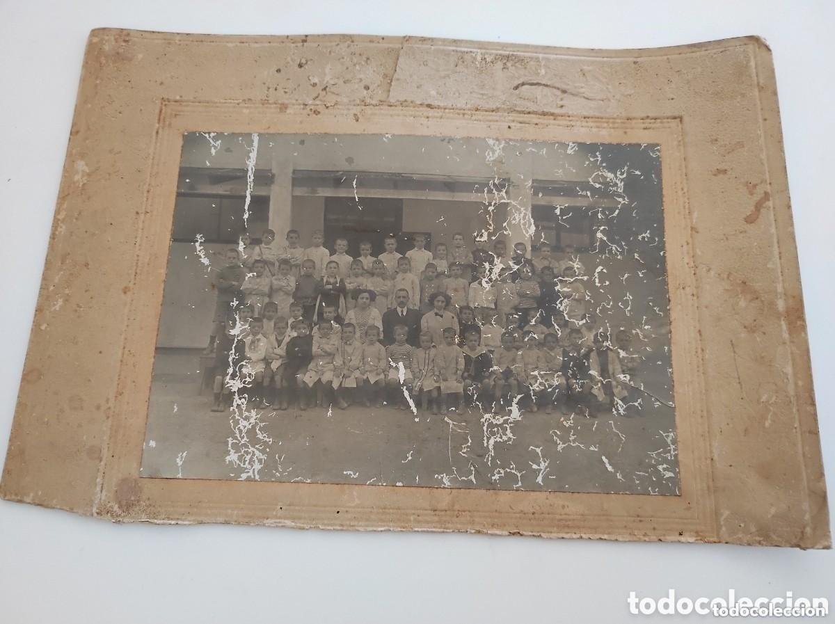 Antique Photography: Antigua fotografia grupo ni&ntilde;os colegio escuela Valencia o provincia castellon pincipios siglo XX
