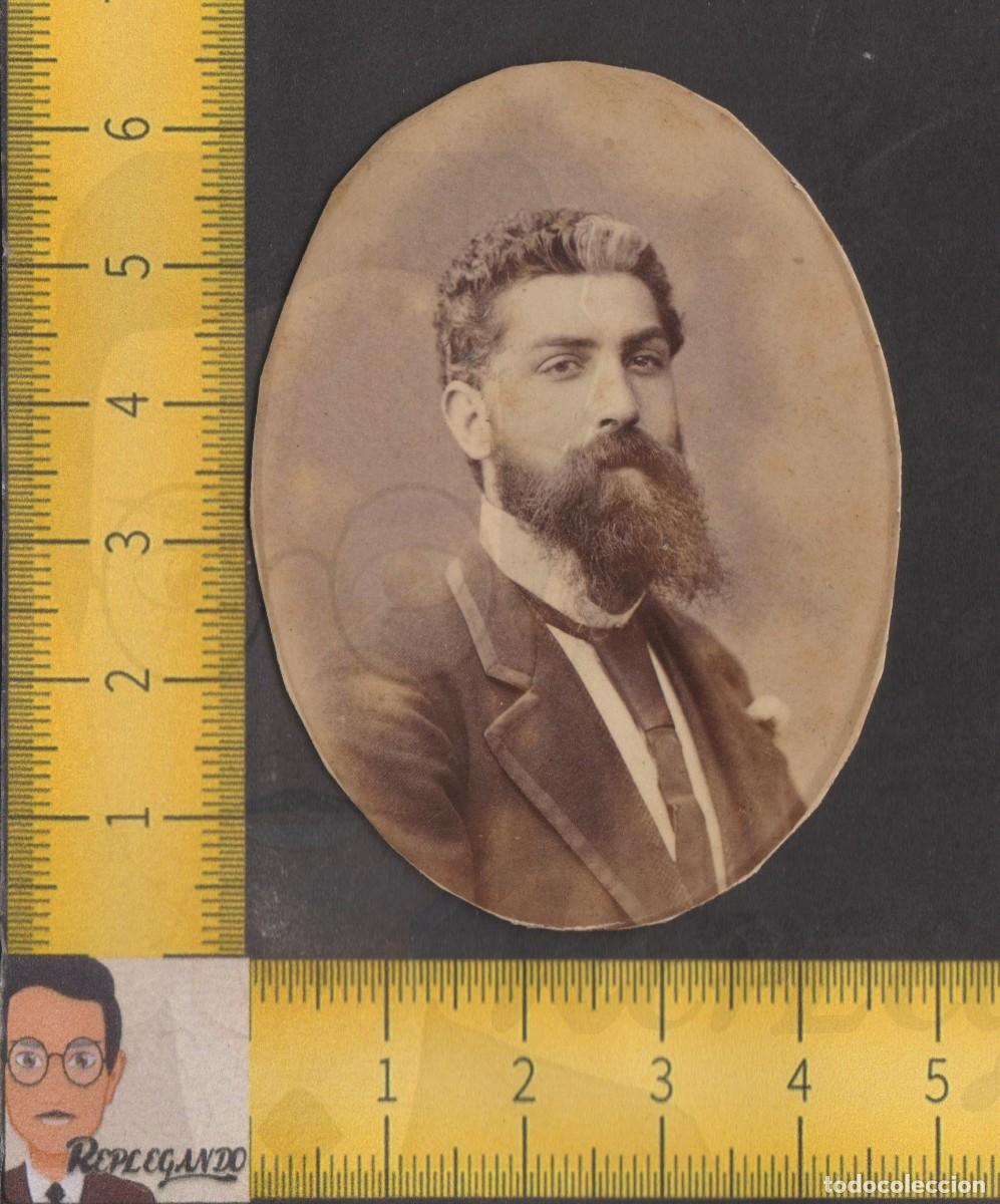 Antique Photography: RETRATO GUAPO HOMBRE CON GRAN BARBA - CABALLERO SE&Ntilde;OR &ndash; FOTO ANTIGUA CIRCA 1890 - ESPA&Ntilde;A
