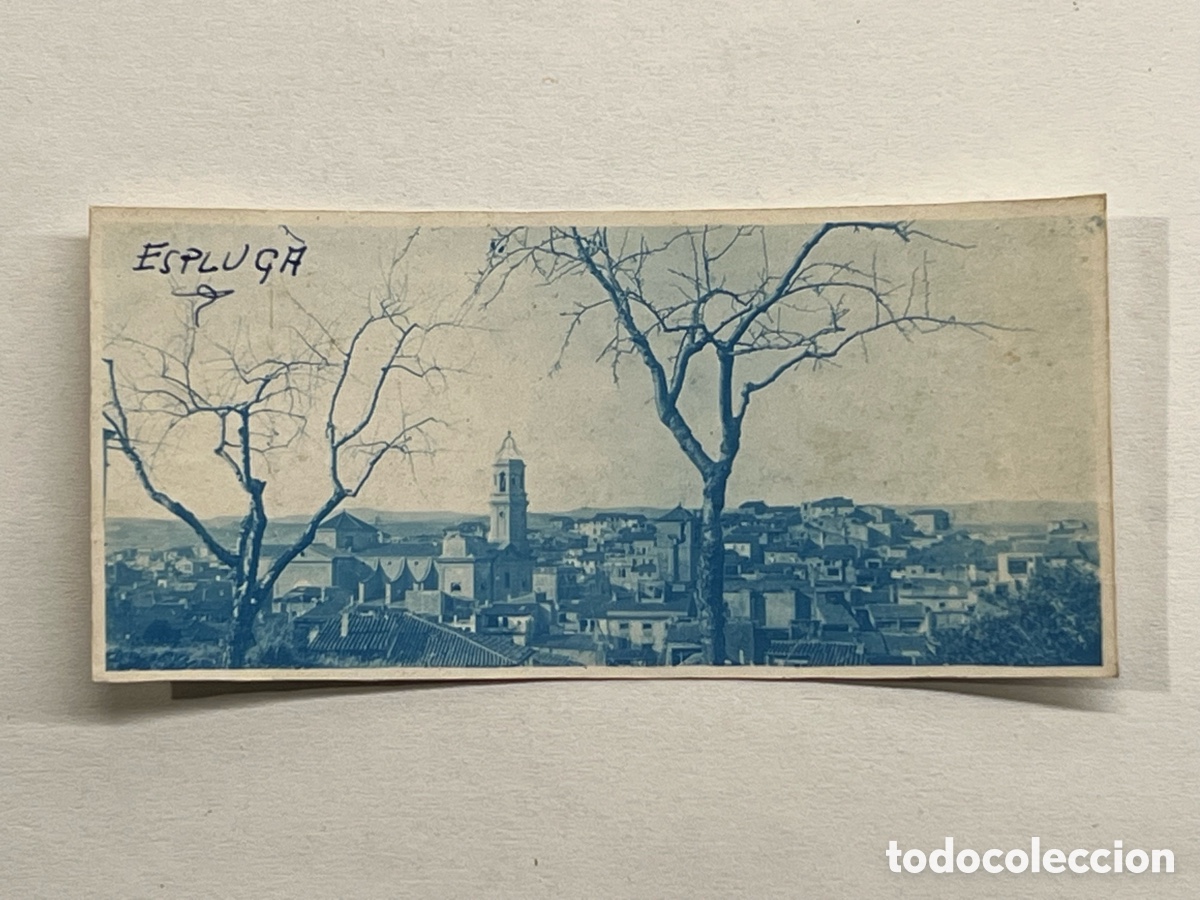 Fotografia antiga: L&rsquo;ESPLUGA DE FRANCOLI, Tarragona.. Fotograf&iacute;a antigua&hellip; Vista panor&aacute;mica&hellip; (h.1920?)