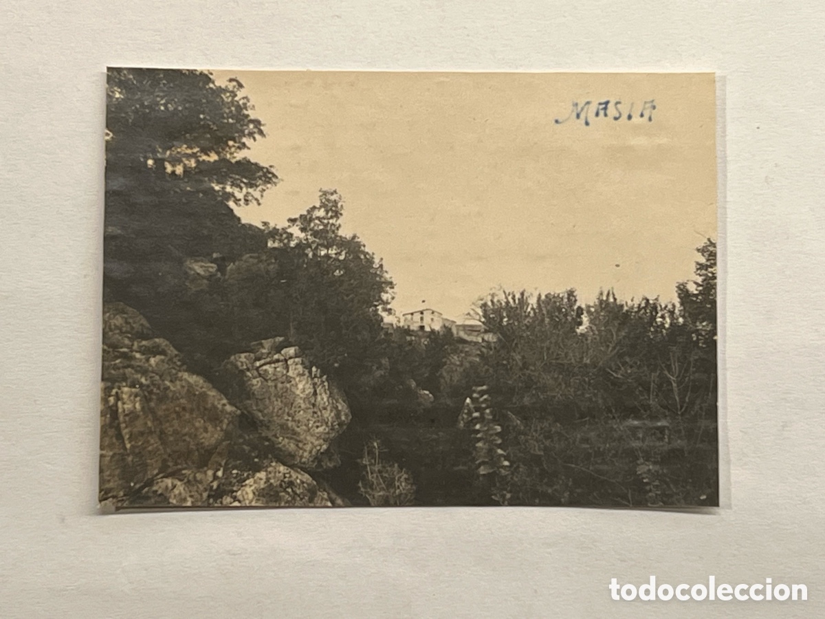 Fotografia antiga: L&rsquo;ESPLUGA DE FRANCOLI, Tarragona.. Masia.. Pasatje d&rsquo;hivern (h.1920?)