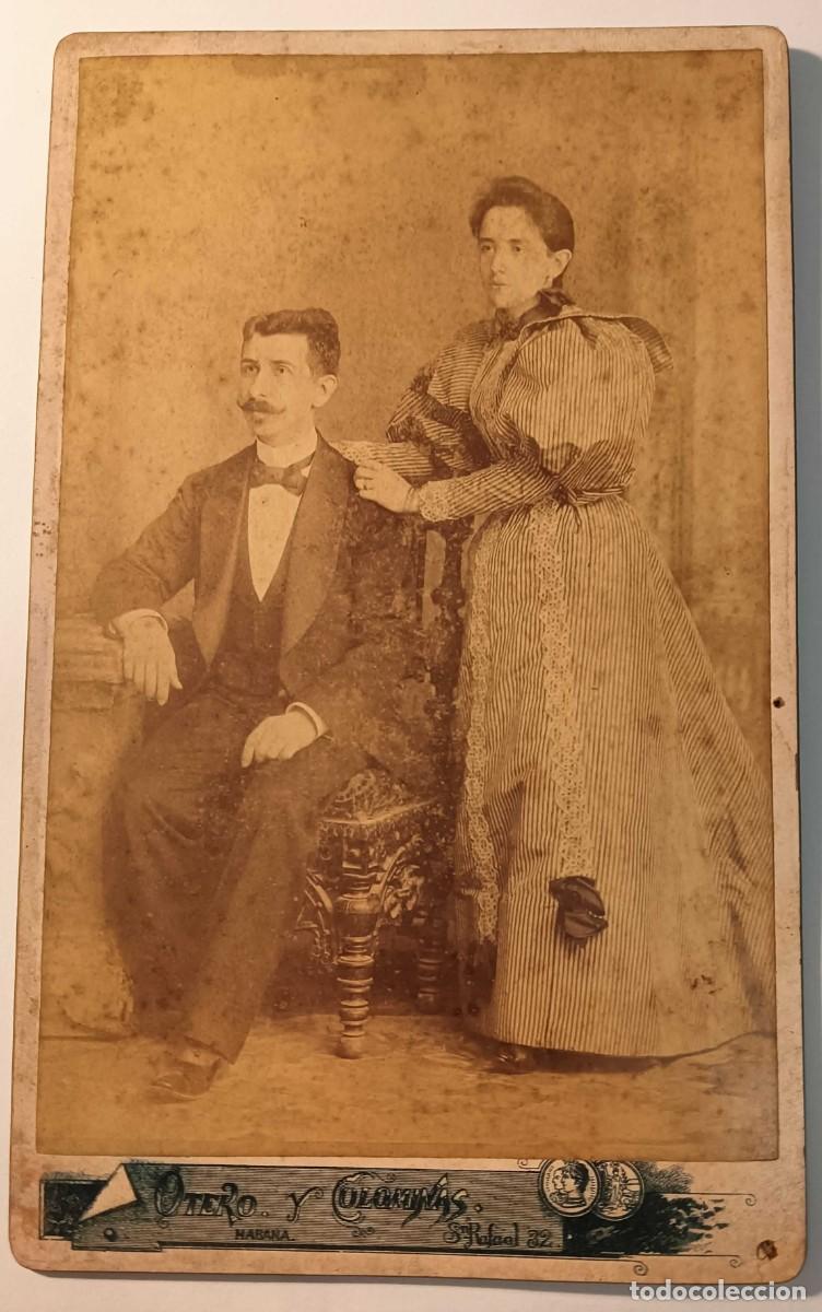 Fotografia antiga: FOTOGRAF&Iacute;A ORIGINAL SIGLO XIX - ESTUDIO OTERO Y COLOMINAS HABANA - FORMATO 13 x 21,5 CM