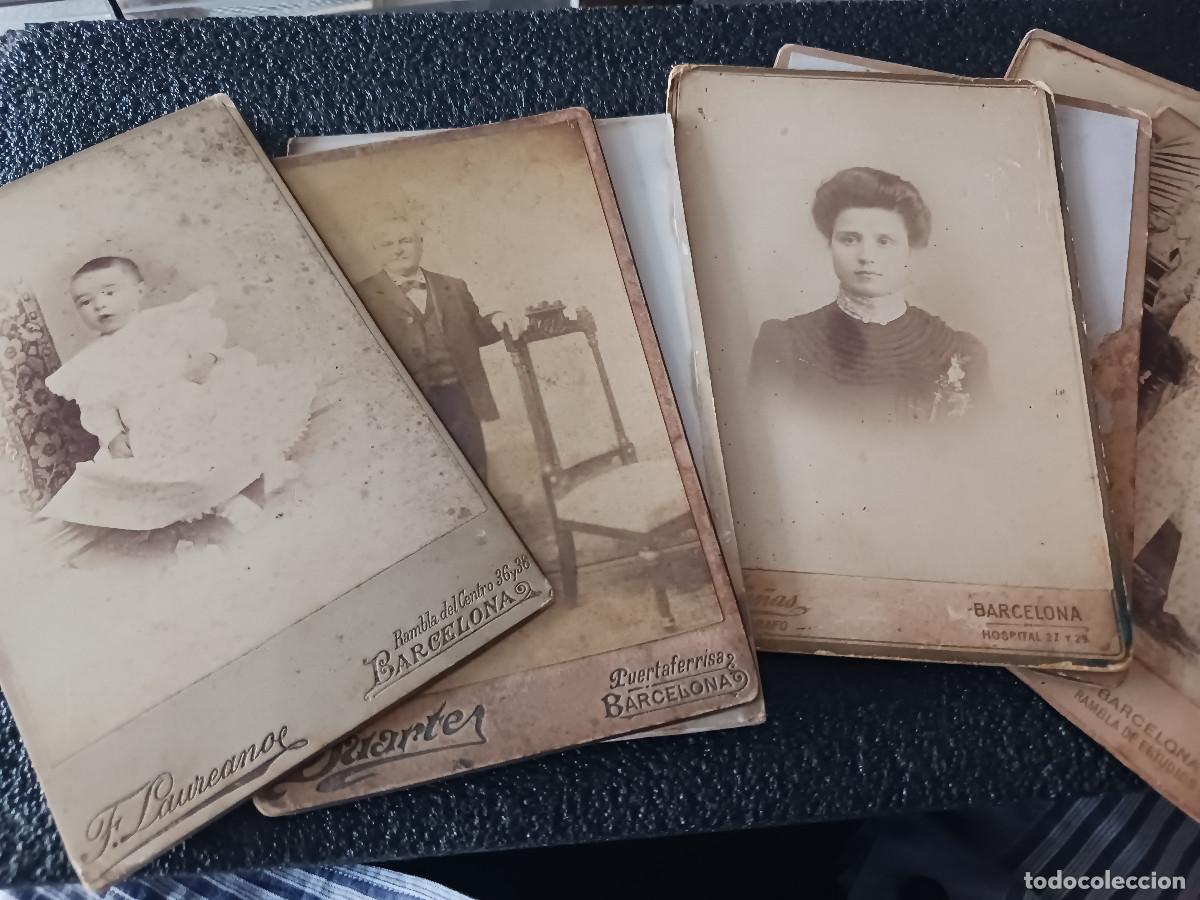 Fotografia antiga: 7 antiguas fotografias, carton duro, diferentes fotografos