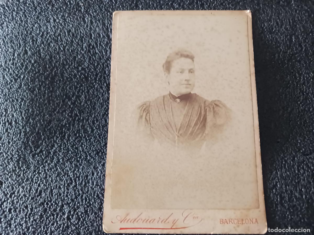Fotografia antiga: antigua fotografia, carton duro, se&ntilde;orita, foto audonard y cia