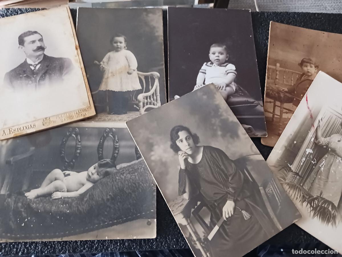 Fotografia antiga: 7 antiguas fotografias, carton duro, diferentes fotografos